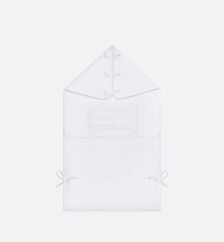 Nanouchka Bunting Bag White Cotton Voile 